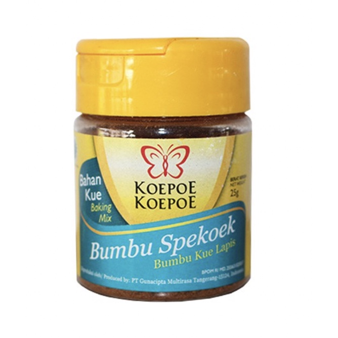 

Koepoe Koepoe Bumbu Spekoek Bumbu Kue Lapis 25gr