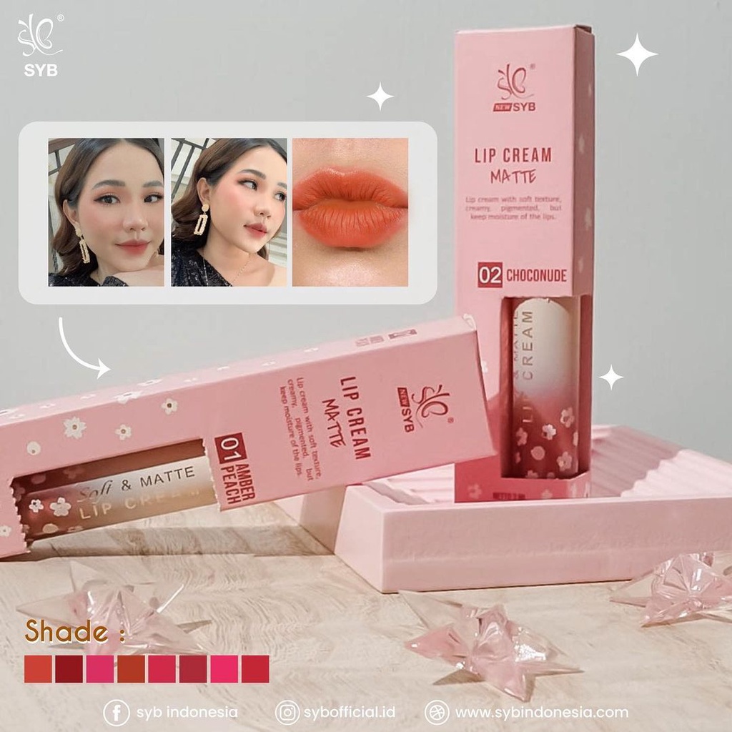 SYB LIP CREAM / LIPTINT SYB LIP TINT / MAGIC LIP OIL ORIGINAL BPOM