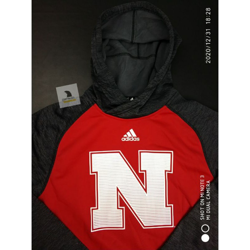 Hoodie Adidas Nebraska Cornhuskers American Football Original
