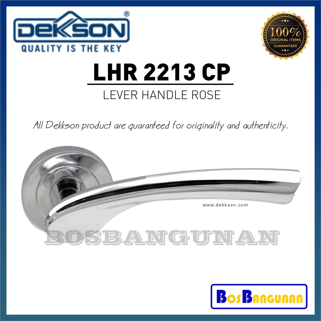 Handle DEKKSON LHR 2213 CP / Gagang Pintu Handel DEKKSON LHR2213CP