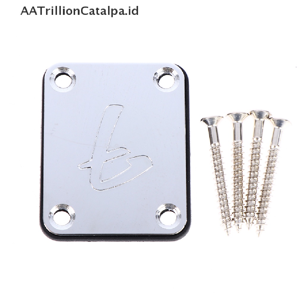 Aatrillioncatalpa Plat Leher Gitar Bahan Krom Untuk ST TL