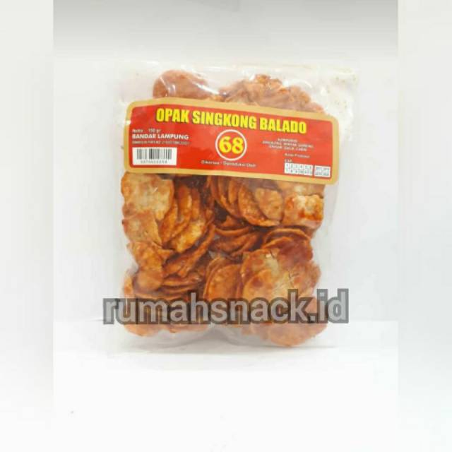

Opak Singkong Balado Pedas Manis Enak Oleh Oleh lampung Best Seller