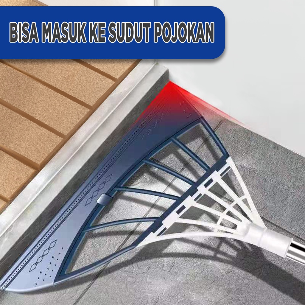 Sapu Ajaib Multifungsi / Sapu Magic Wiper floor Broom / Sapu Korea / Magic Broom / Sapu Viral Adjustable Teleskopik/ Murah