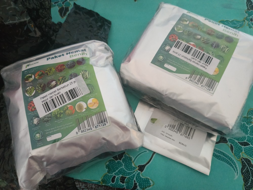 Paket Hemat Berkebun 25 Jenis Sayur Dan Buah