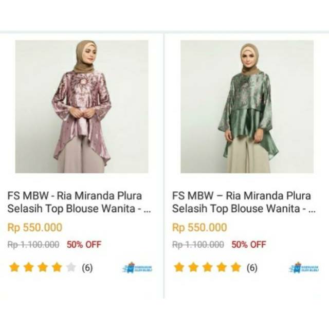 SALE GEDE New Selasih Top Ria Miranda