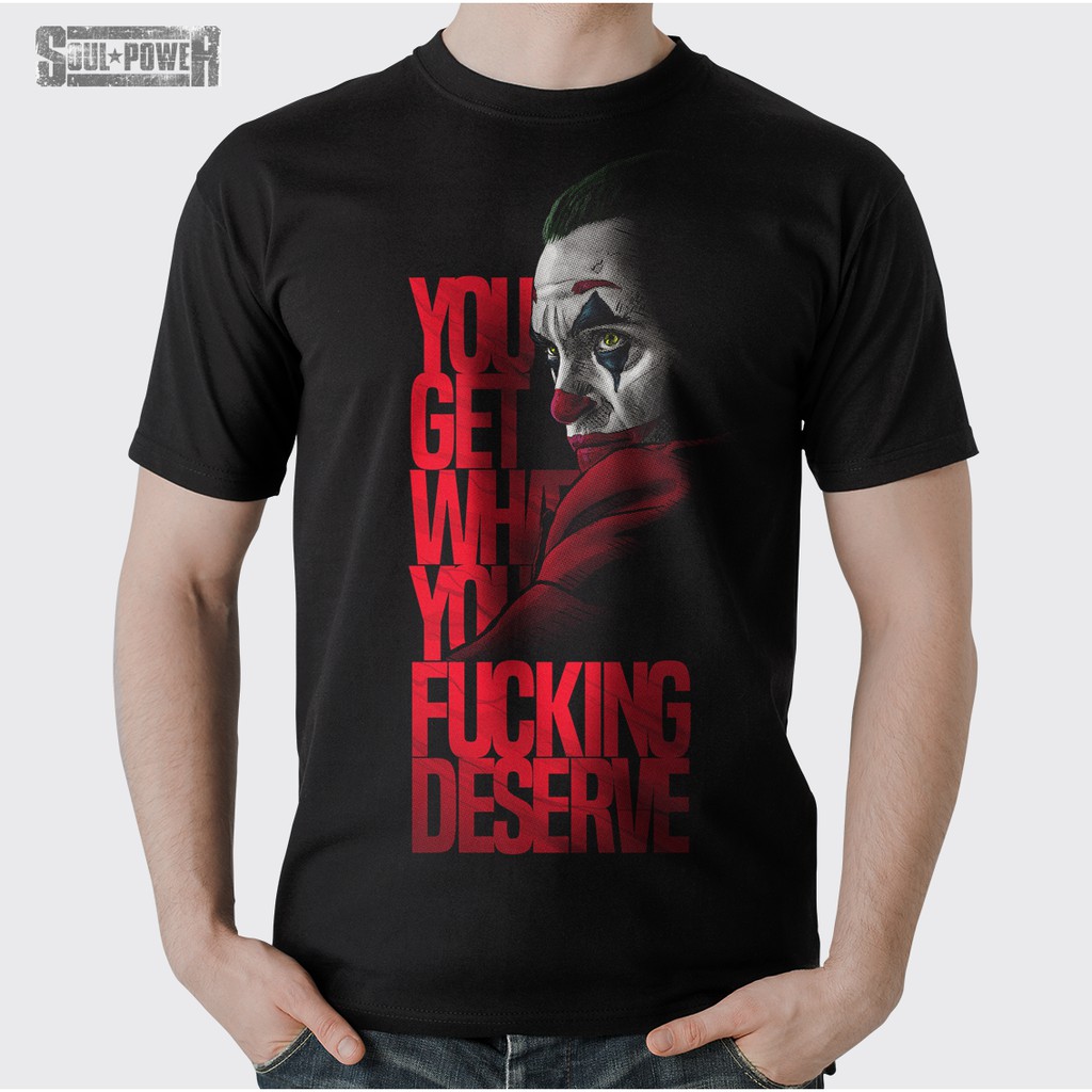 GROSIR BAJU DISTRO 3D UNIK JOKER FUCKING DESERVE ORIGINAL SOULPOWERSTYLE