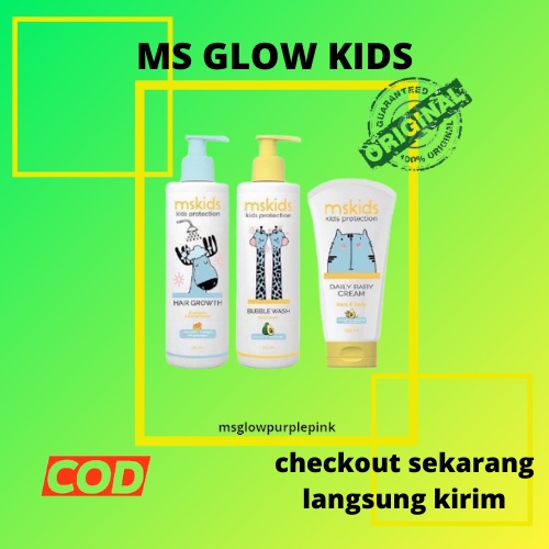Ms Kids Paket Perawatan Bayi / Paket Ms Glow Kids / Perawatan Bayi / ms glow kids shampo / ms glow k