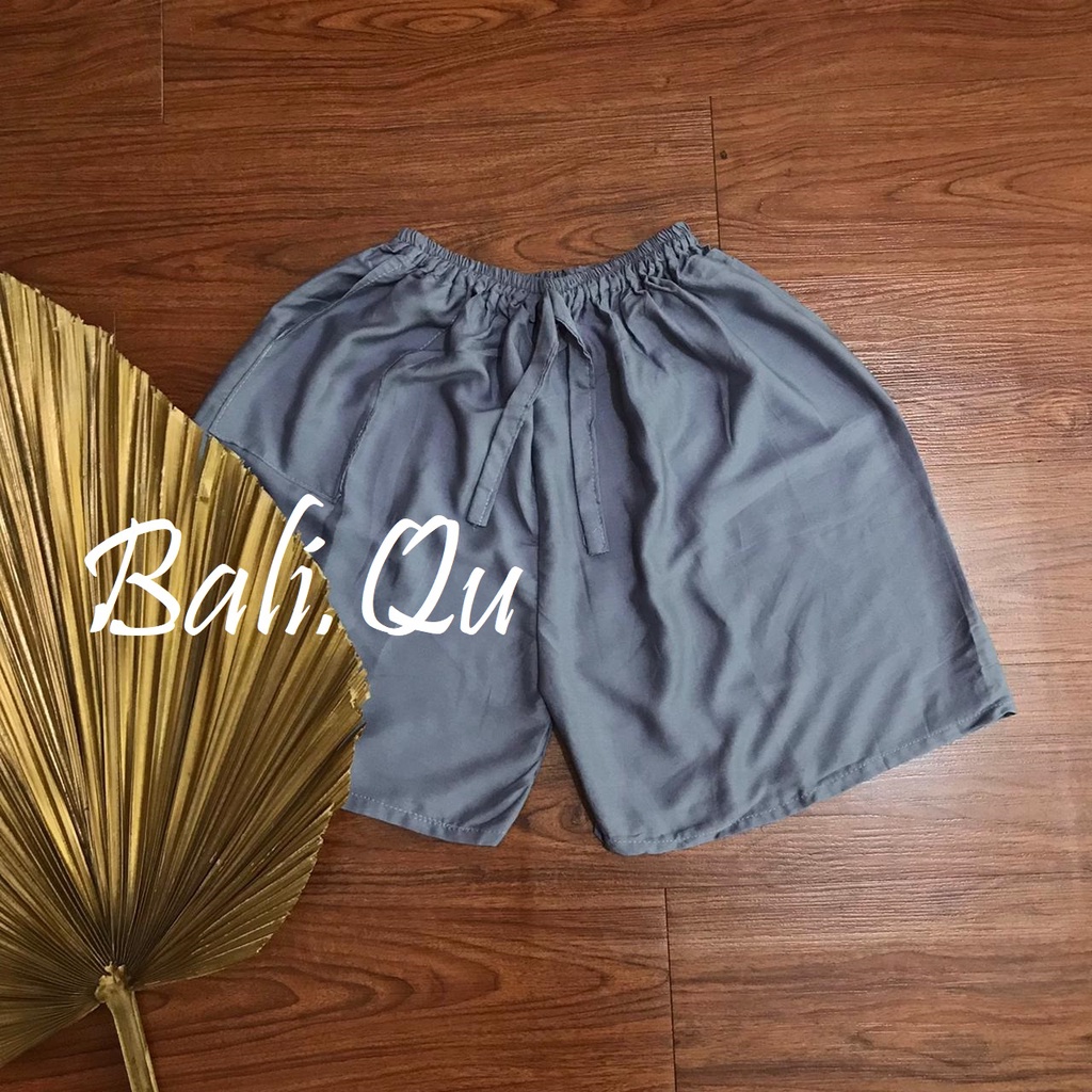 Celana Pendek Polos Jumbo Bali-ABU ABU