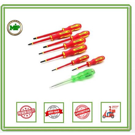 TEKIRO Obeng Listrik Set 8 Pcs SD-IS1489 - Insulation Screwdriver Set