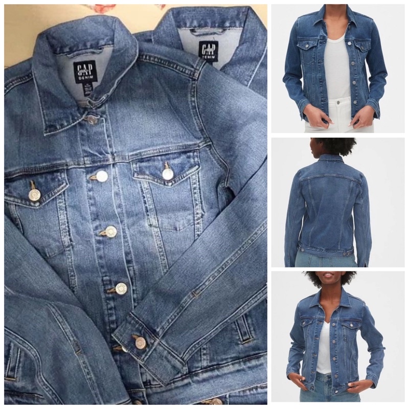 Ready Strecht Slim Denim Fit Jacket Ready Cropped Crop Women Denim Jacket Jaket Jeans Pendek Wanita 