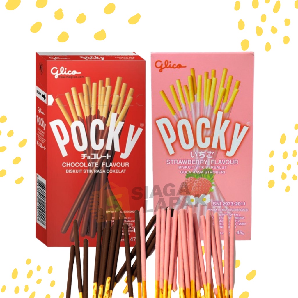 Pocky Glico Stik Biskuit 45 / 47gr