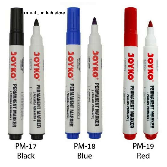 

Spidol Permanen Joyko / Spidol Marker Permanen Joyko PM-17 / PM-18/Murah (/PCS)