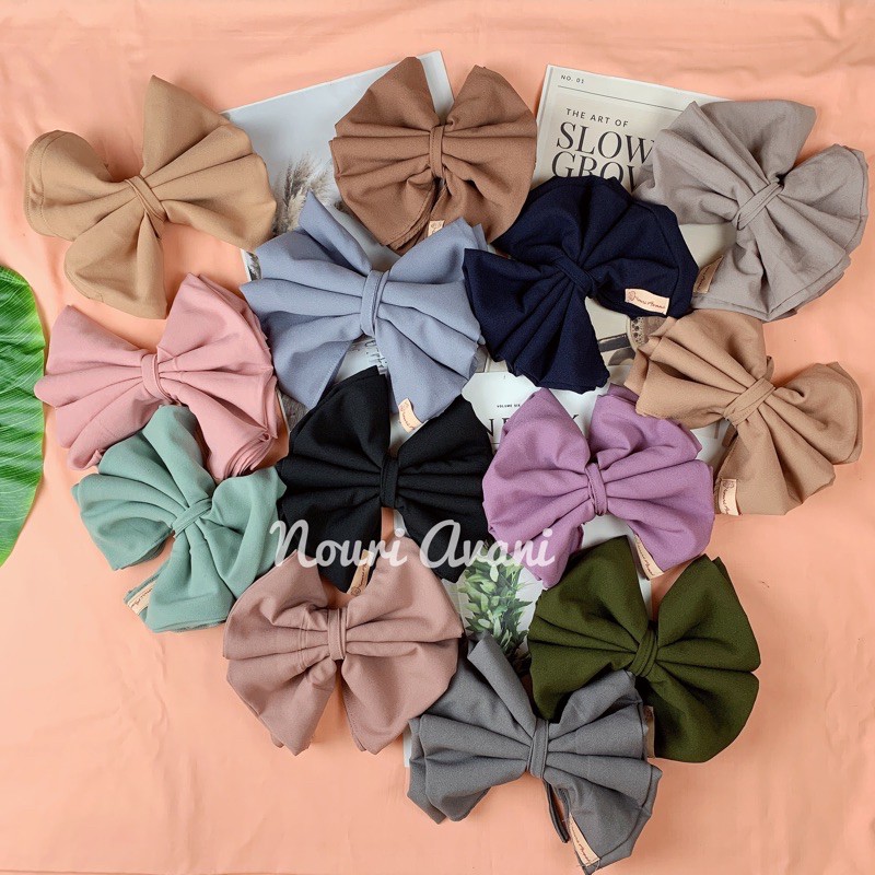 Nouri Avani - Hijab Bergo Jilbab Maryam Instant Simple Tali Sport Hamidah Diamond Syari Premium