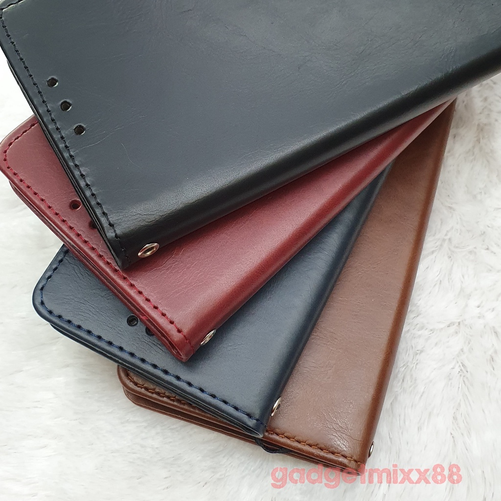 Flip Buku Kulit Case Samsung A7 2017/ A7 2018