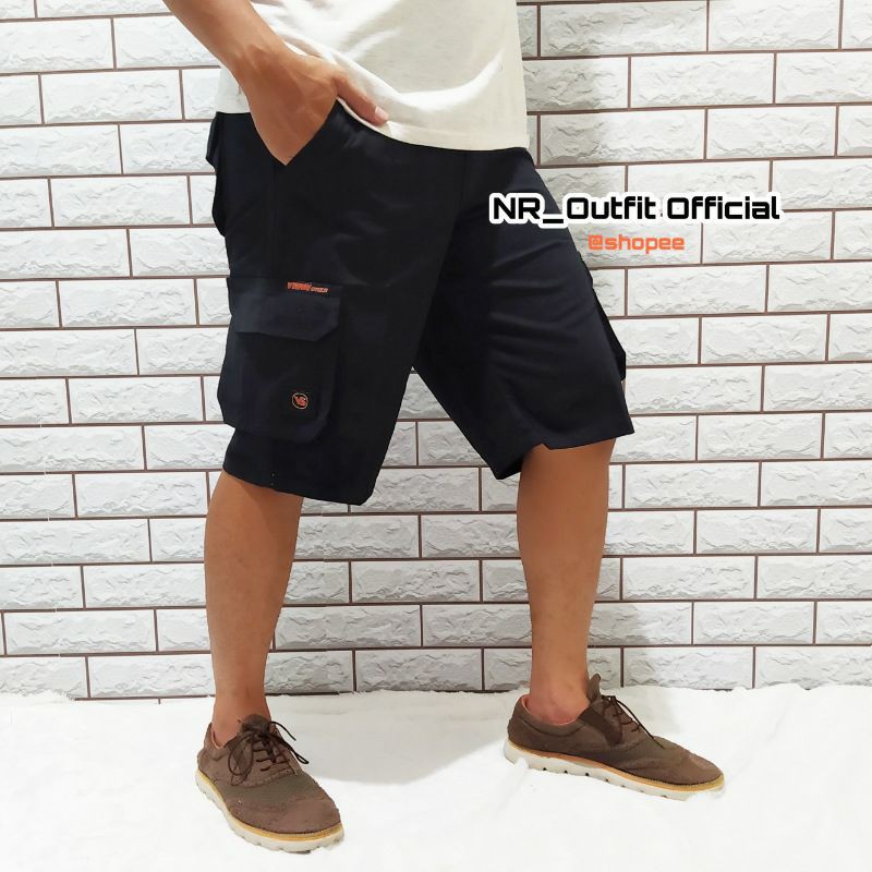 Celana Cargo Pendek Pria Kempol Cowok Outdoor Pendaki Bahan Chinos Tactical NR_Outfit Official COD