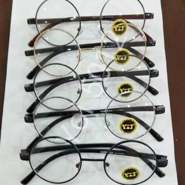 kacamata bulat oval vintage