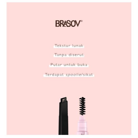 ^ KYRA ^ Brasov Eyeliner Matic Putar dan Pensil Eyebrow Auto Matic