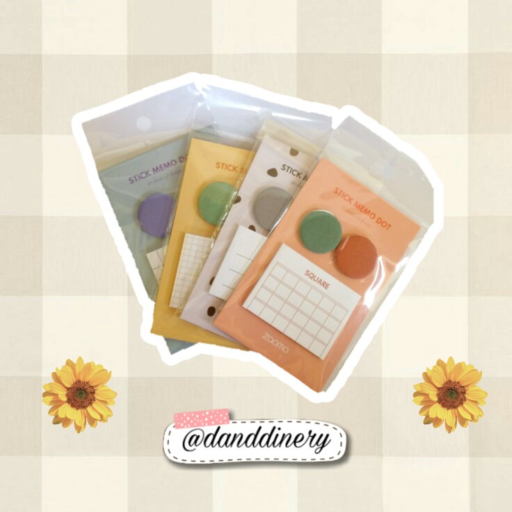 

Sticky Notes Set Polos Lucu [Dotted] | Sticky Note Motif | Memo Pad Motif