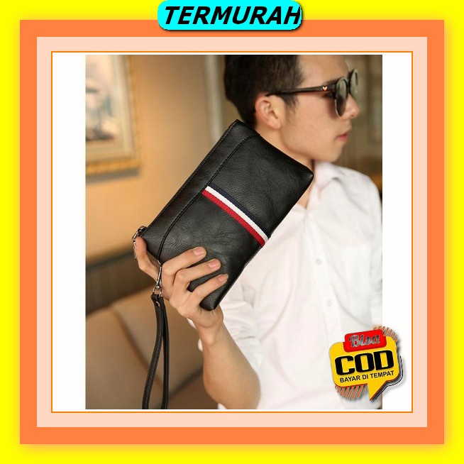Clutch Bag Tas Pria Tas Tangan Hand Bag Pouch Waterproof Clutch J4S4 Pria Handbag Anti Air Tas Gengg