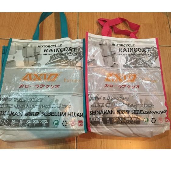 Bestseller Jas Hujan Axio Europe 100% ORIGINAL khusus PINK TOSCA UNGU BIRU OREN ORANGE HIJAU IJO STA