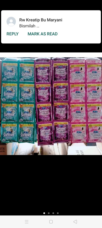 Soklin Softener 1x Bilas Renceng 11ml Isi 12sachet
