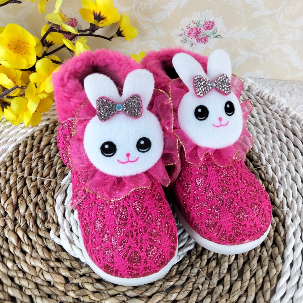 [TAMAN SEPATUKU] SEPATU TRENDY MURAH PESTA BONEKA ANAK BUNYI CIT CIT 1 2 3 TAHUN FAX24