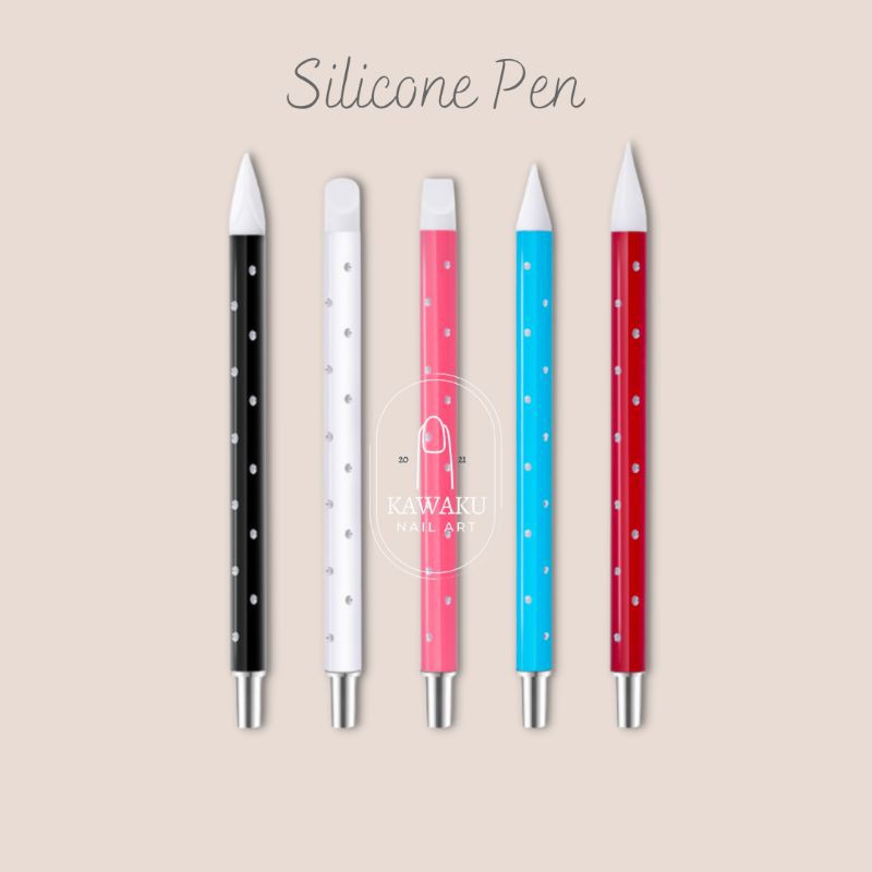 Silicon Carving Pen 3D Nail Art Polkadot (NP-4)