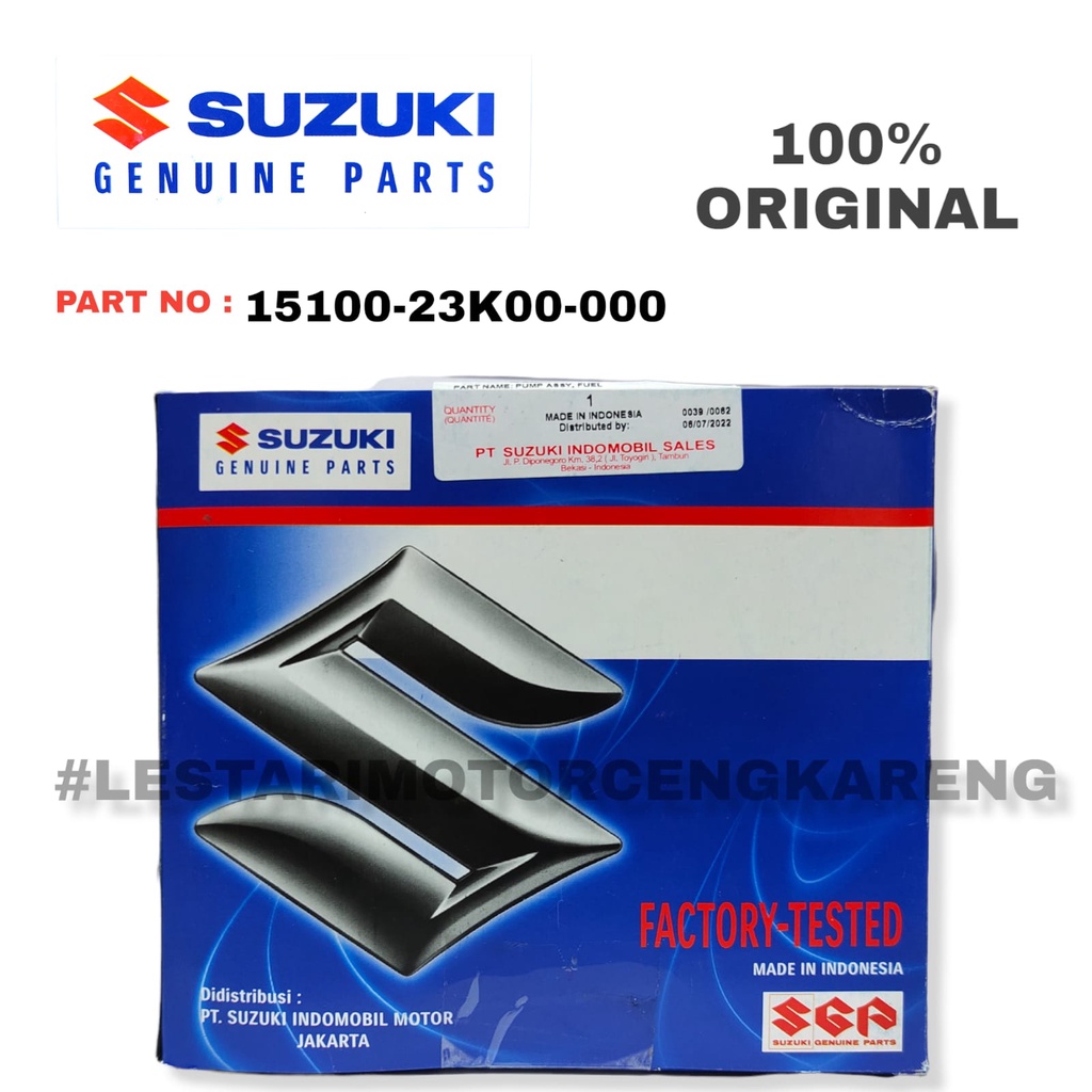 FUEL PUMP POMPA BENSIN ROTAK GSX150 S R ASLI SGP 100% 15100-23K00-000