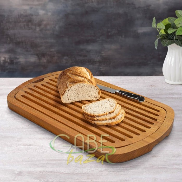 Telenan - Talenan Tempat Roti Kayu Jati