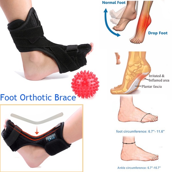 Drop Ankle Foot Orthosis / AFO / Ankle Support / Plantar Fascitis / Drop Foot / Stroke / Kesehatan