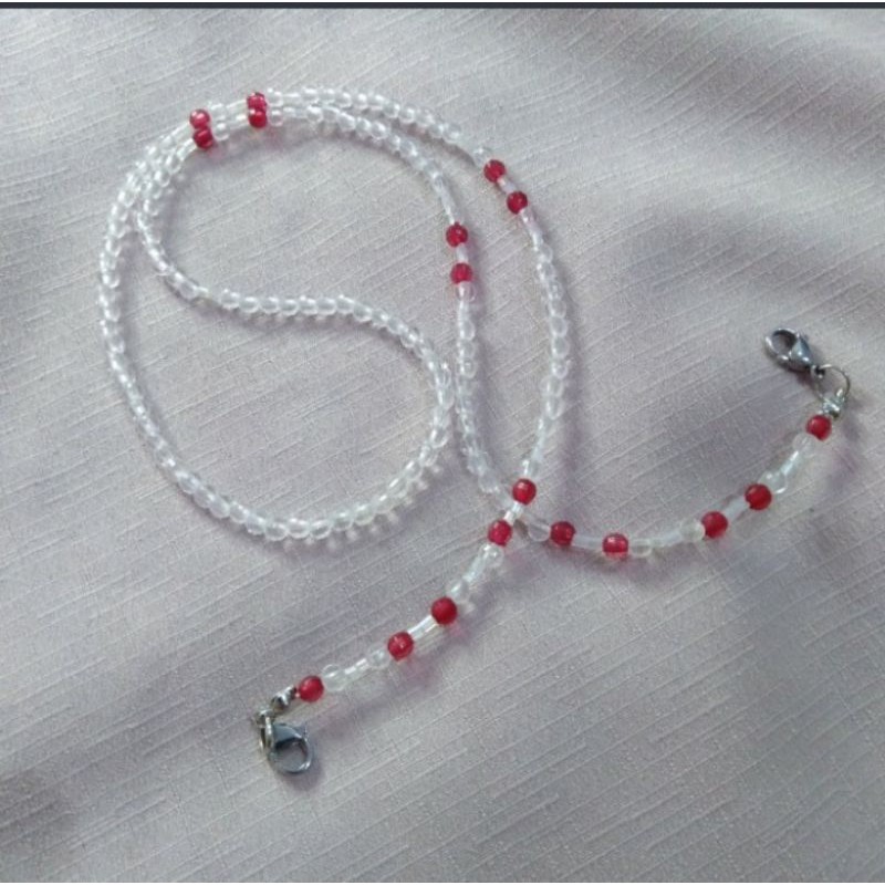 strap masker manik manik