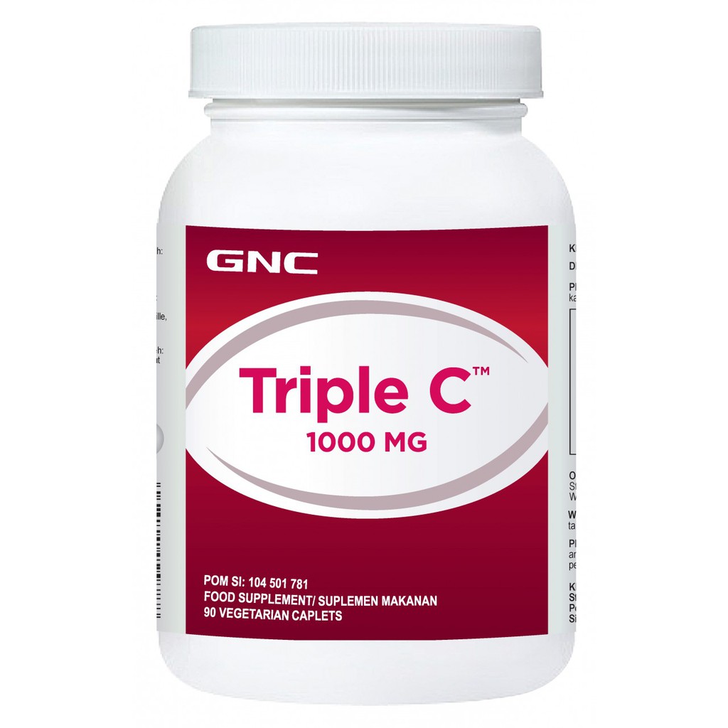 Triple C 1000 GNC 90 Kaplet/ Pengiriman khusus via JNE
