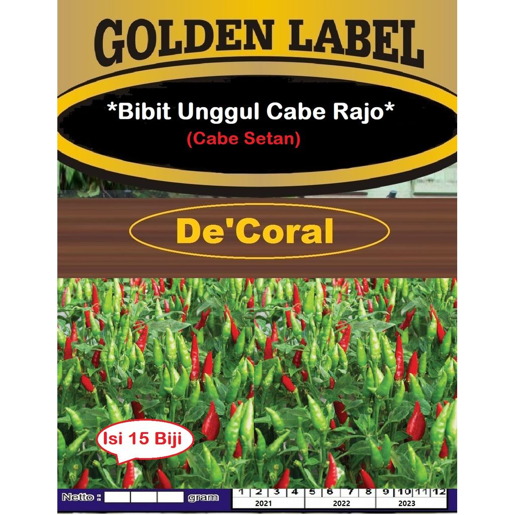 Bibit Unggul Cabe Rajo | Benih Cabe Setan | Bibit Cabe Setan