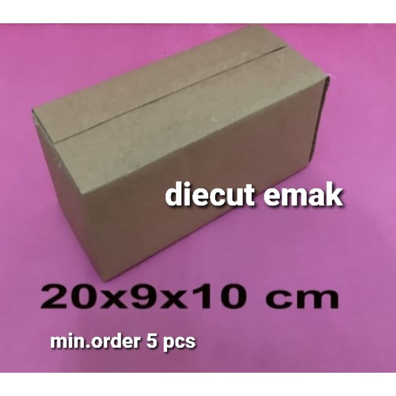 

Kardus / box / uk. 20x9x10 cm / karton packing polos baru ST