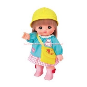 Mell Chan Boneka Perempuan Rambut Panjang Berwarna Kuning Mellchan Doll Tas Kuning Yellow Bag