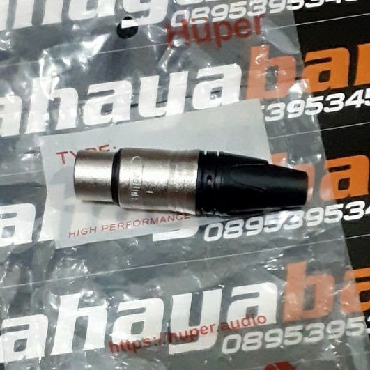 Jek Canon XLR Female/Cewek HUPER Original