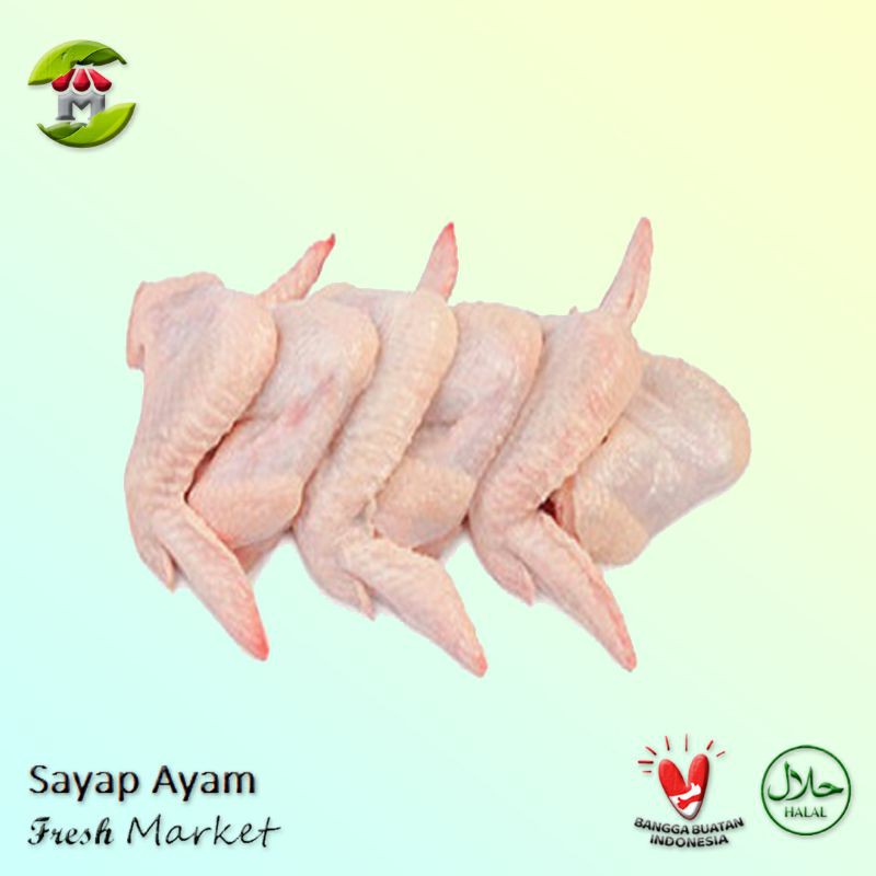 

[JAKTIM] Full Wing Sayap Ayam Utuh Pack 950gr - 1kg