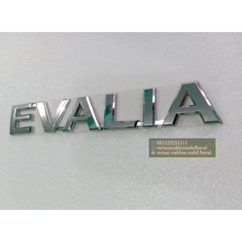 Emblem logo nissan evalia ukuran original bagasi evalia