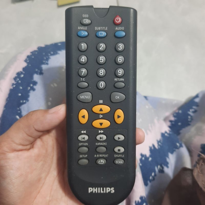 REMOTE REMOT OSD PHILIPS TOMBOL ORENS ORIGINAL ASLI