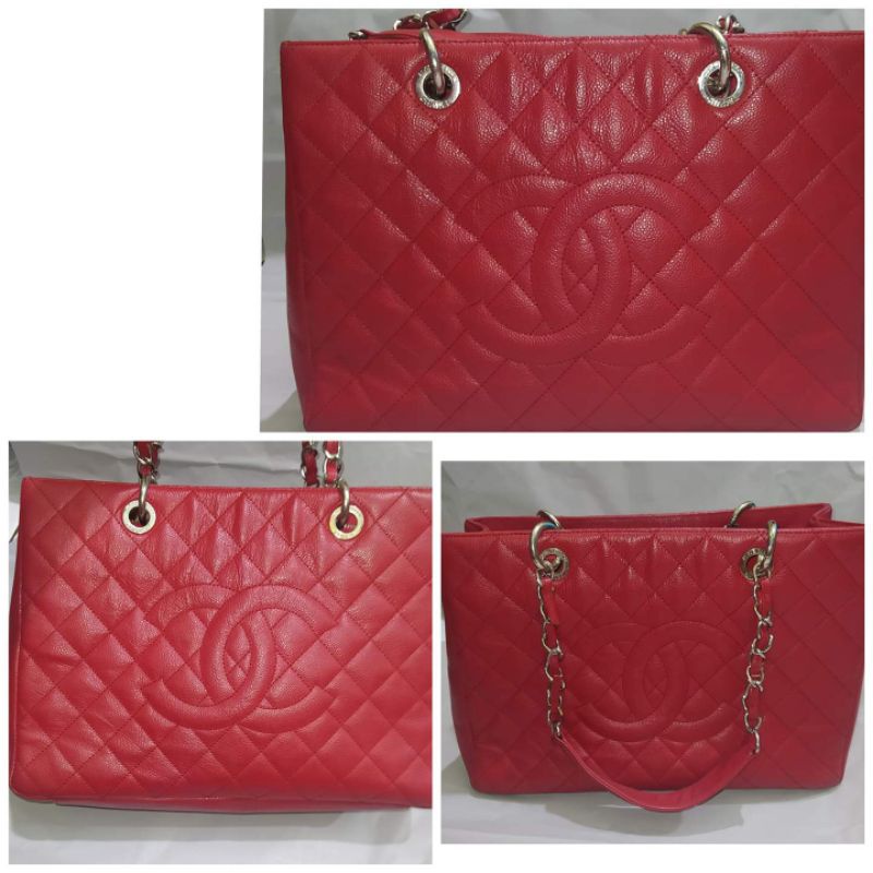 pl chanel gst tote preloved