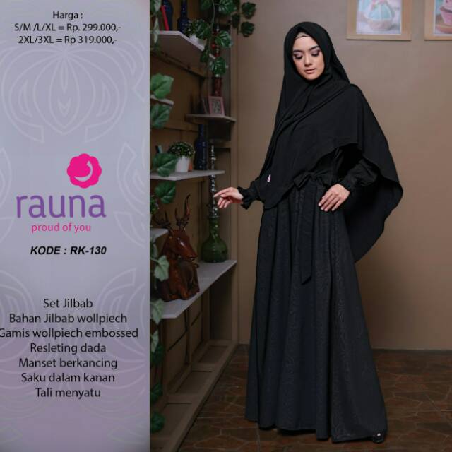 New   rauna set + hijab