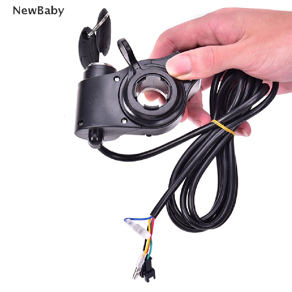 NewBaby Bikes Finger Thumb Throttle With Power Switch LCD Display Switch Handlebar Grips ID