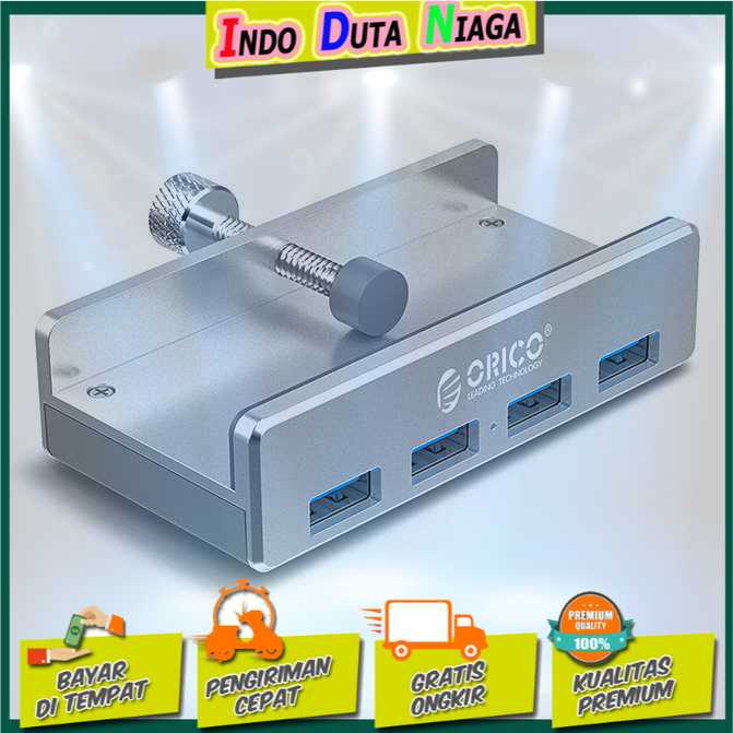 IDN TECH - Orico USB Hub 3.0 Clip-on Type Aluminium 4 Port - MH4PU