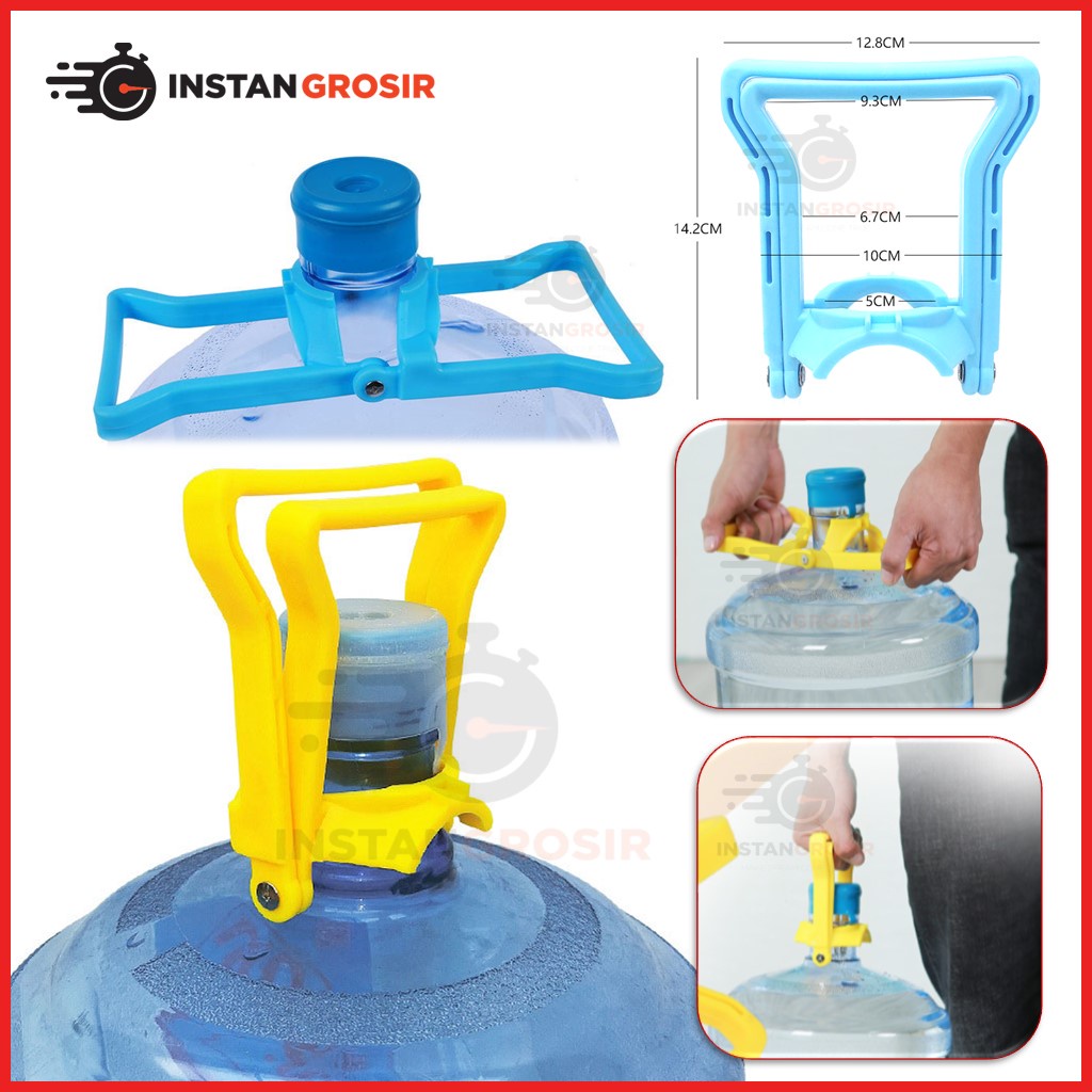 Jual Alat Angkat Galon Air Meringankan Beban Pengangkat Gallon Holder Pegangan Galon Double 6746