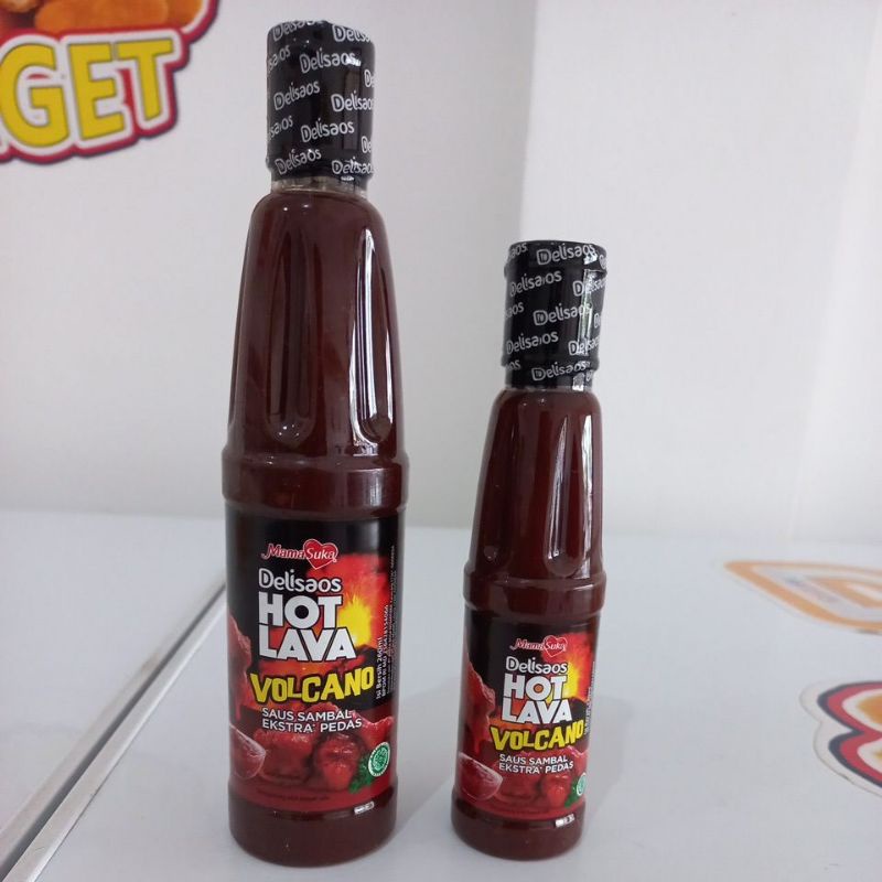 

MamaSuka Delisaos Hot Lava Volcano Saus Sambal Extra Pedas