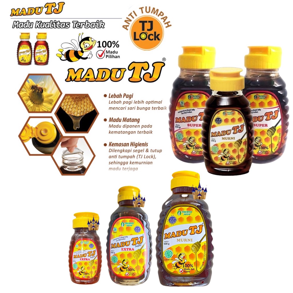 

Castle - Madu TJ Murni - Madu TJ Super 150g - 250g - 500g - Madu asli - Madu Anak - Madu Tresno Joyo