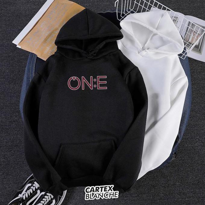 Produk Terbaru (Disablon) Custom Jaket Hoodie Sweater One Bts - Unisex M-Xxl - M