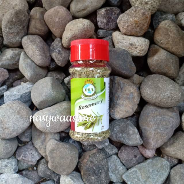 

Rempahku - 113 Dried Rosemary Leaves Daun Rosemary Flakes Kering Botol Netto 27gr