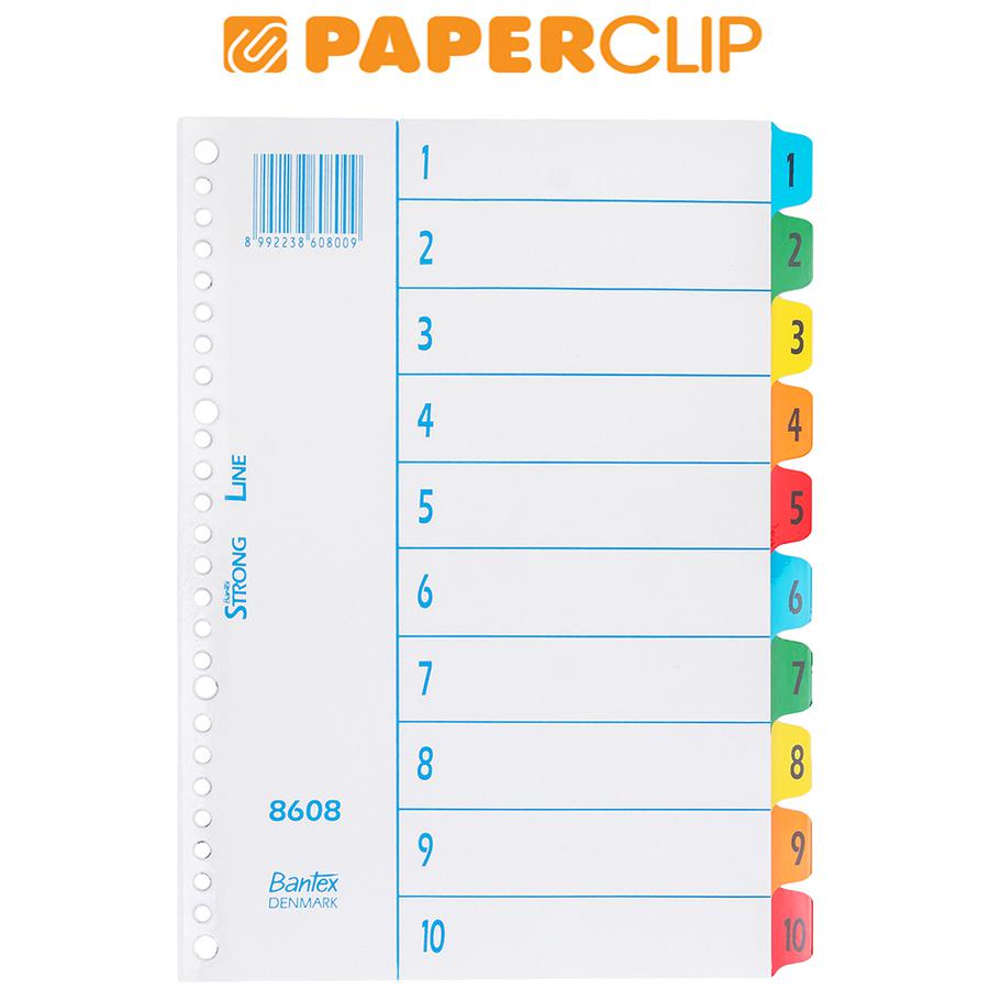 

INDEX FILE NOTE B5 BANTEX 8608 1-10