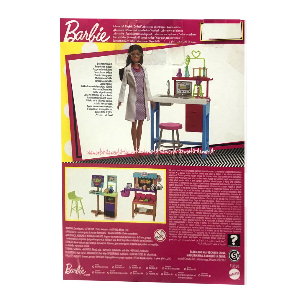 Barbie Desk Task Meja Belajar Boneka Berbi Barbie Doll Playset Aksesoris Barbie